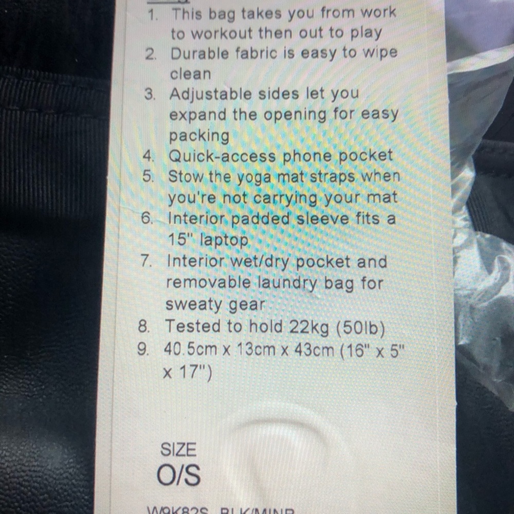 🌺HP🌺 Lululemon Follow Your Bliss Tote - Picture 6 of 8